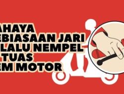 INFOGRAFIS: Bahaya Kebiasaan Jari Selalu Nempel Di Tuas Rem Kendaraan Bermotor Roda Dua