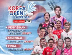 Leo/Bagas Siap Rebut Podium Tertinggi Di Korea Open 2024, Live Eksklusif Di iNews Besok Pukul 08.50 WIB